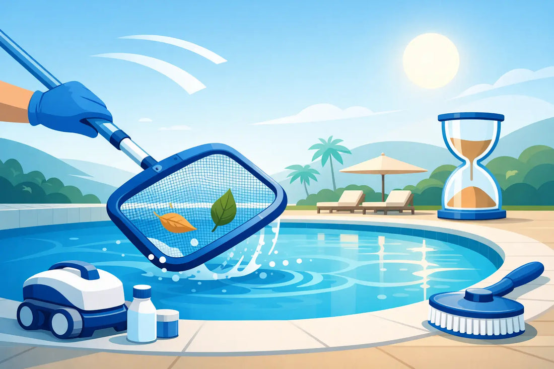Nettoyage express piscine en 10 minutes
