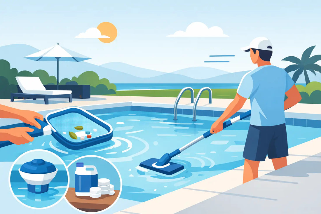 Comment nettoyer piscine en 2 minutes