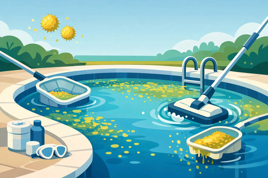 Comment retirer le pollen de la piscine vite