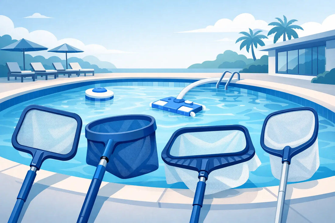 8 meilleures épuisettes pour grande piscine