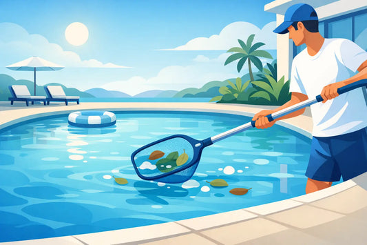 Nettoyer la surface d’eau piscine rapidement