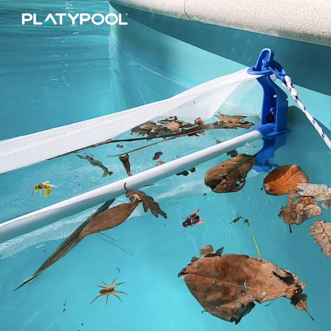 Epuisette Platypool compatible piscine hors-sol enterree liner beton